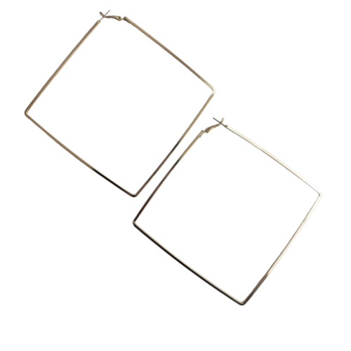 Large Diamond shape Earrings