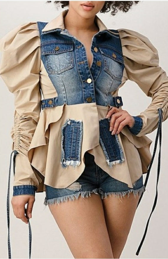 Denim Pop Jacket