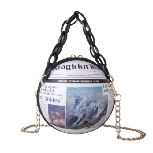 Talk Of the Town Round Handbag